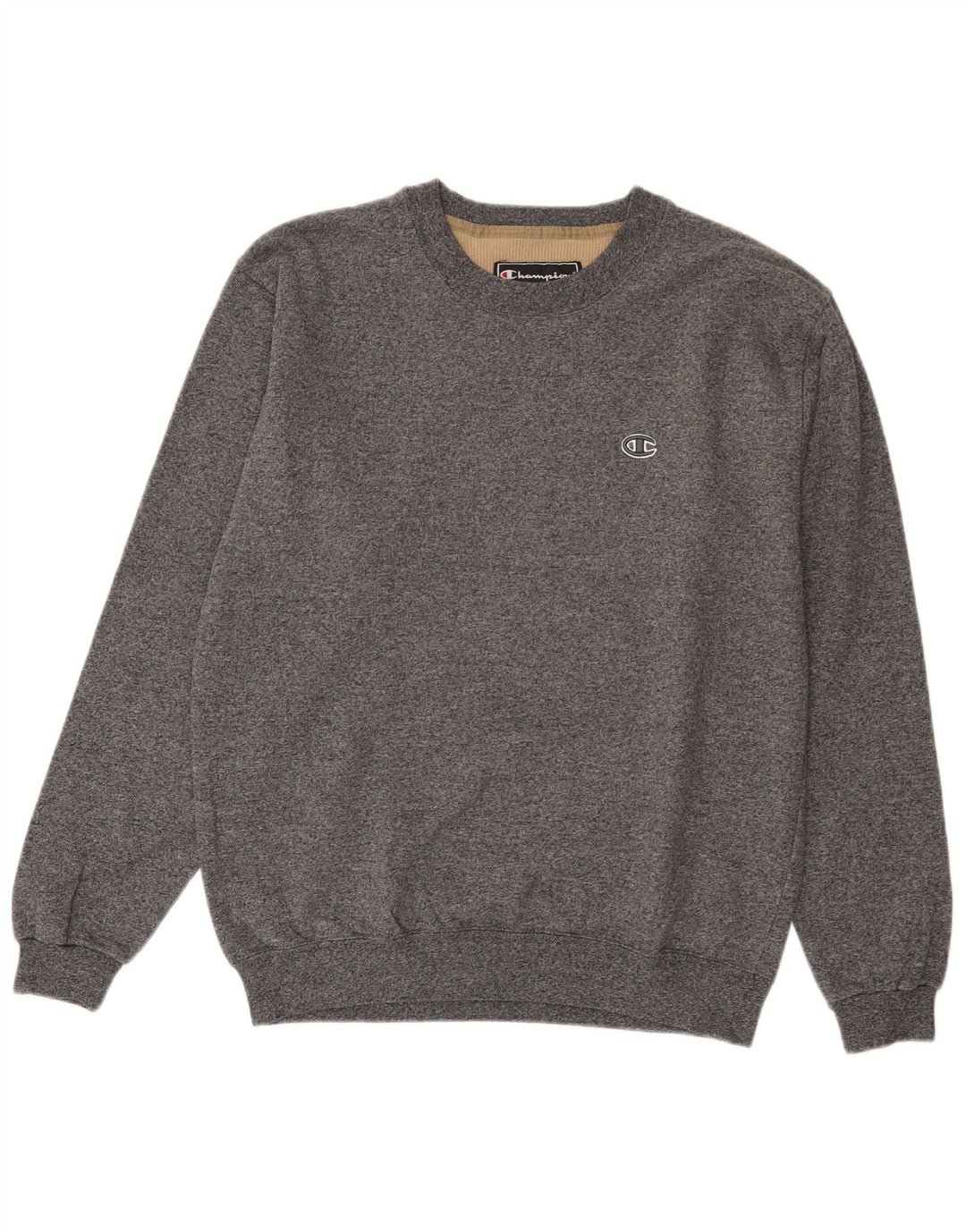 Felpa da uomo Champion Maglione grigio medio chiazzato