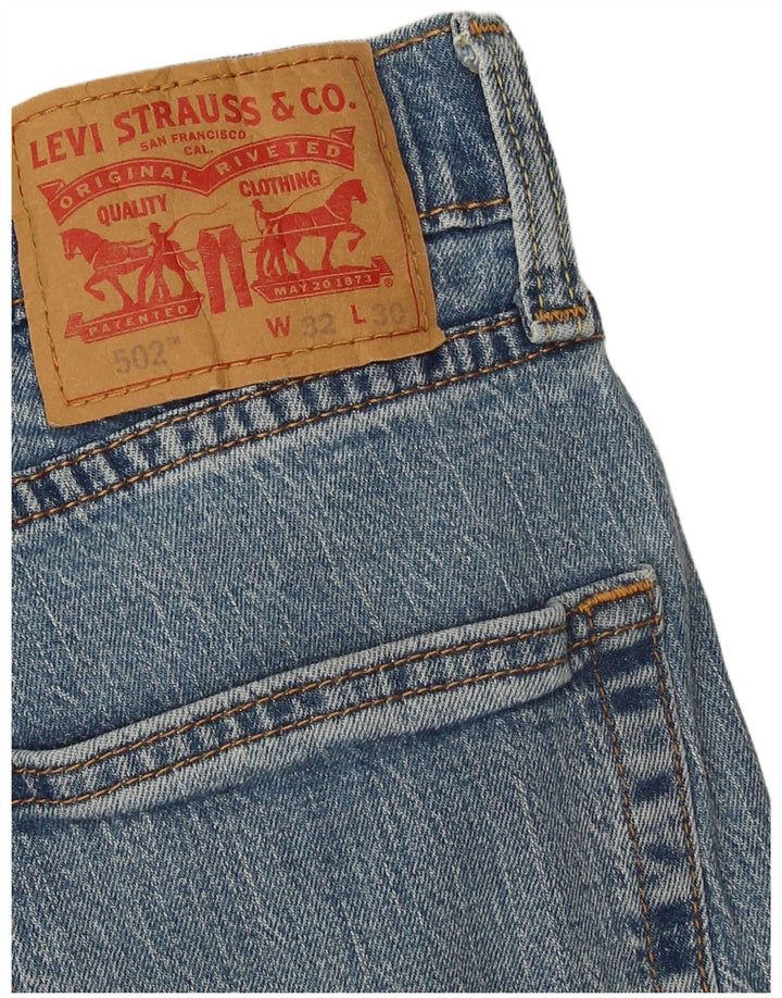Levi's Uomo 502 Jeans affusolati W32 L30 Cotone blu