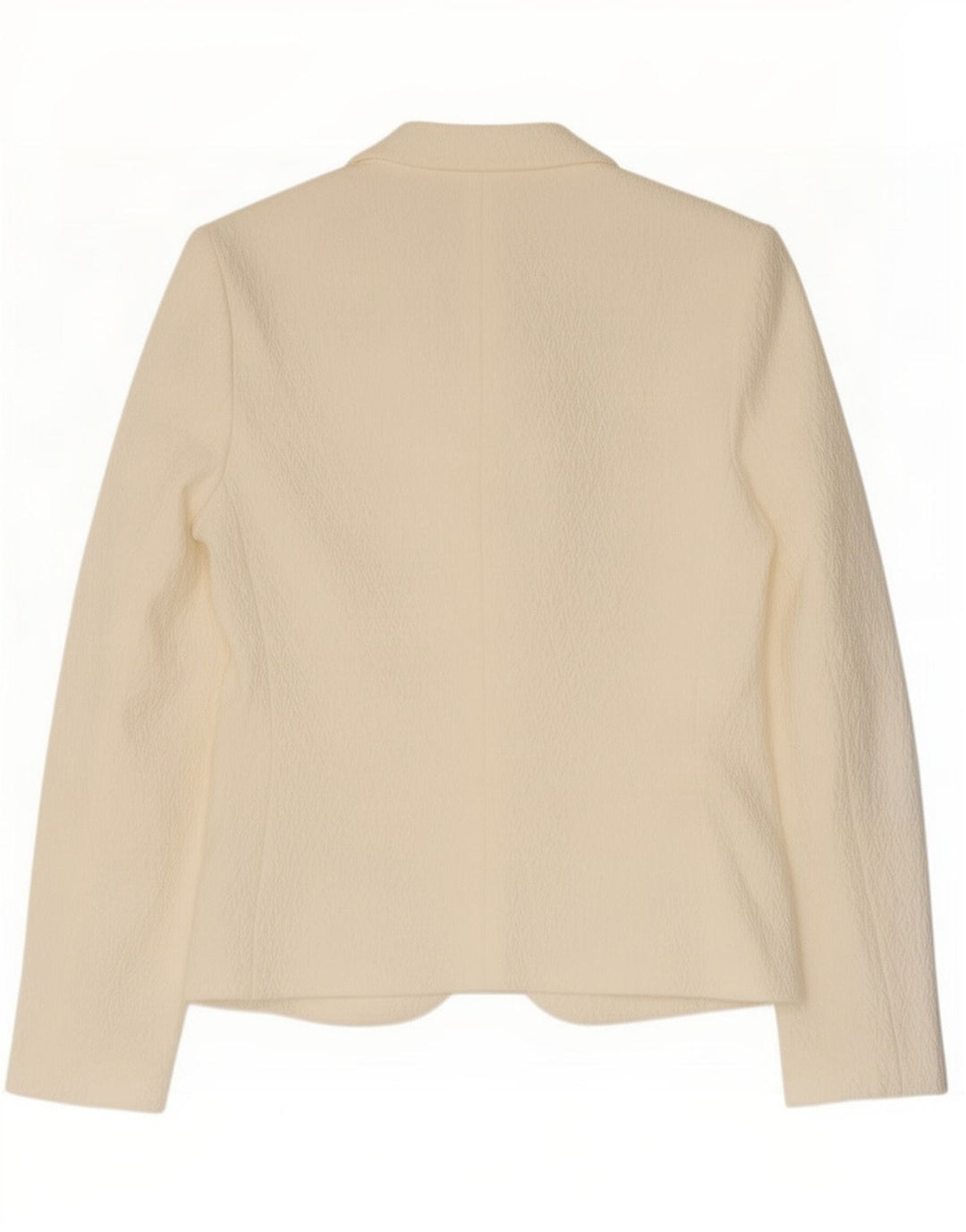 Giacca blazer da donna a 2 bottoni Joop EU 38 viscosa geometrica bianco sporco medio