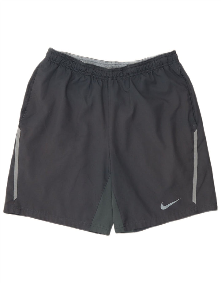 Pantaloncini sportivi Nike da uomo di colore grigio medio