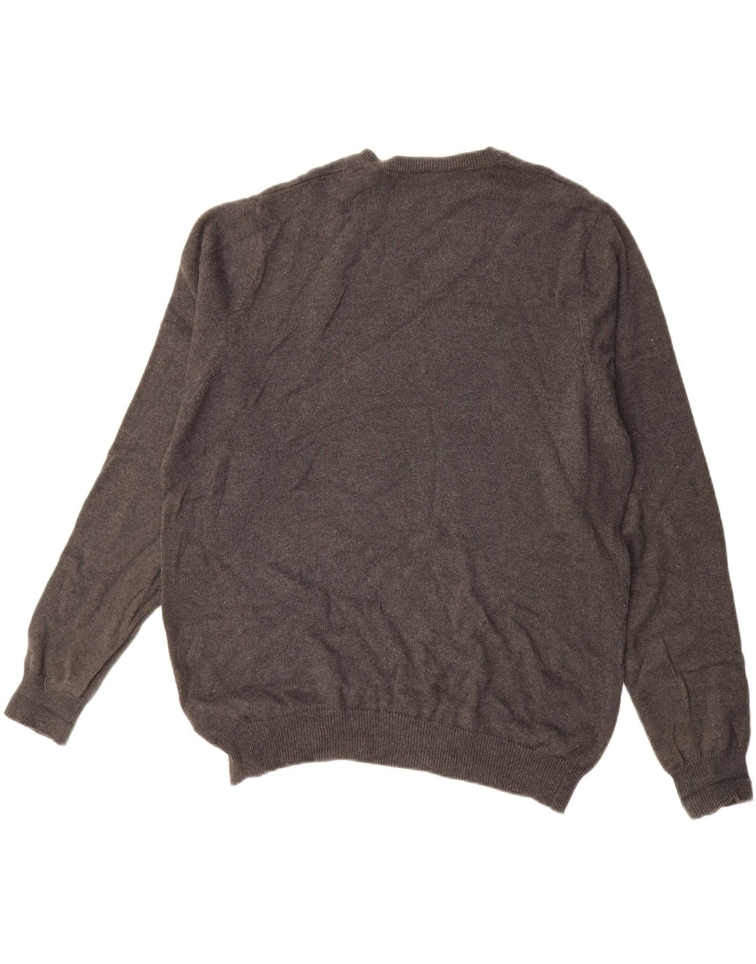MARKS & SPENCER Maglione da uomo con scollo a V vestibilità regolare Grigio medio
