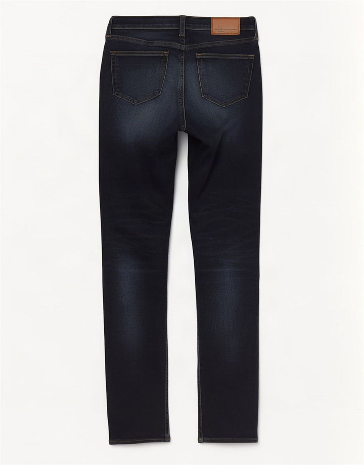 Jeans slim Matchstick da donna J. Crew W25 L30 cotone blu navy