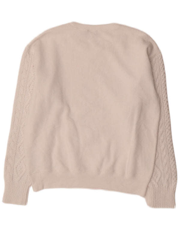 Polo Ralph Lauren Felpa grafica da uomo Maglione cotone bianco medio