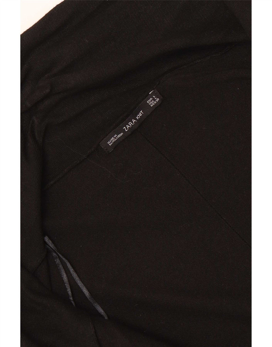 Maglione cardigan aperto da donna Zara UK 14 grande nero