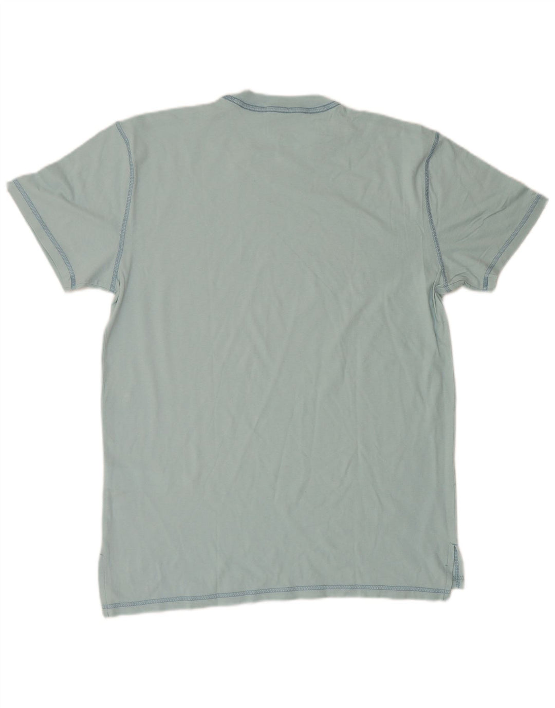 T-shirt Hollister da uomo in cotone blu medio