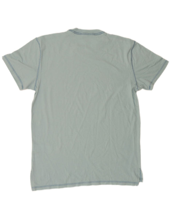 T-shirt Hollister da uomo in cotone blu medio