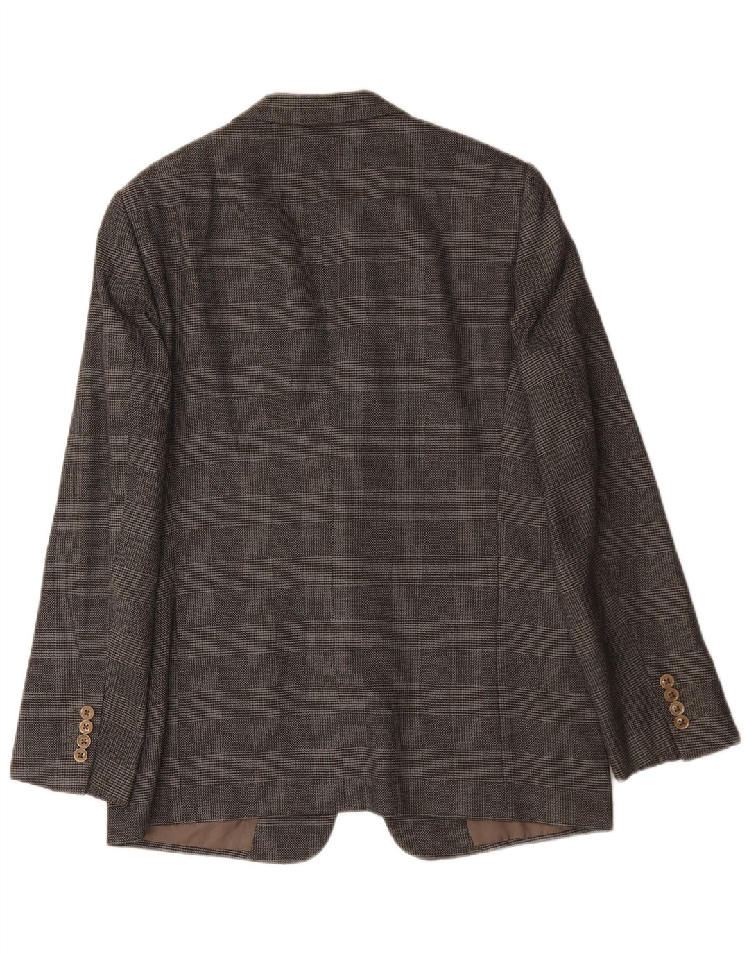 Giacca blazer da uomo a 2 bottoni Armani UK 38 a quadri grigio medio