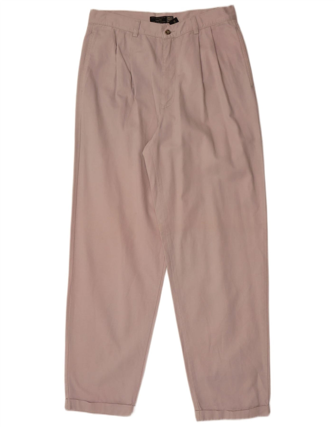 Pantaloni chino con pegging da donna Gap W34 L32 in cotone beige