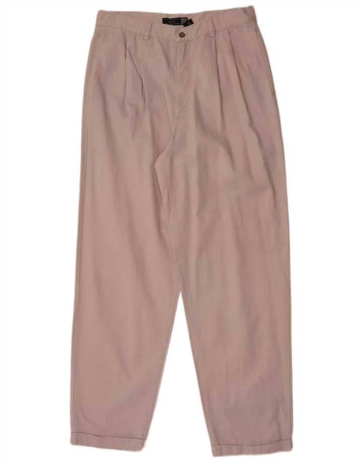 Pantaloni chino con pegging da donna Gap W34 L32 in cotone beige