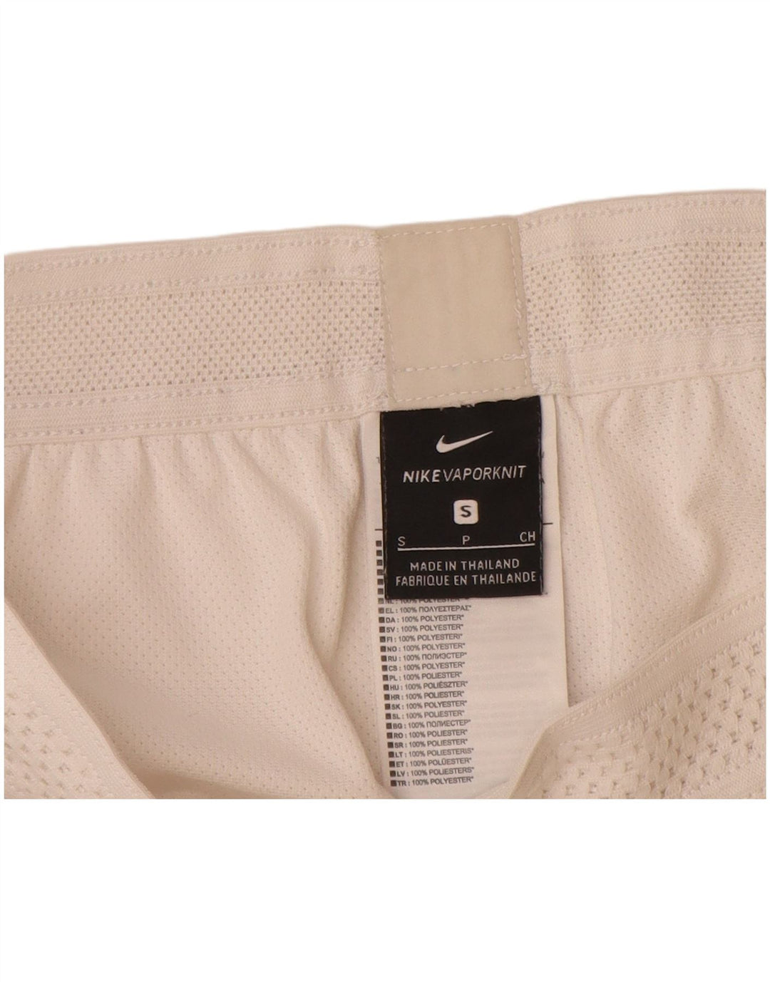 NIKE Womens Sport Shorts UK 8 Small White Polyester