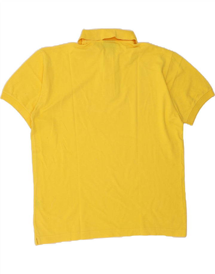RIFLE Mens Polo Shirt Medium Yellow Cotton Vintage Rifle and Second-Hand Rifle from Messina Hembry 