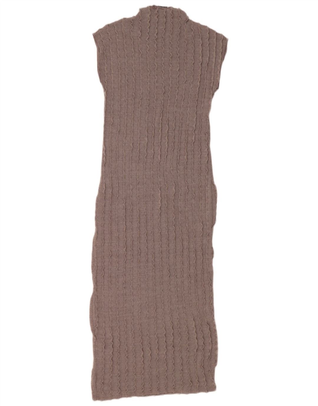 Abito maglione maxi senza maniche Zara da donna UK 12 Grigio medio
