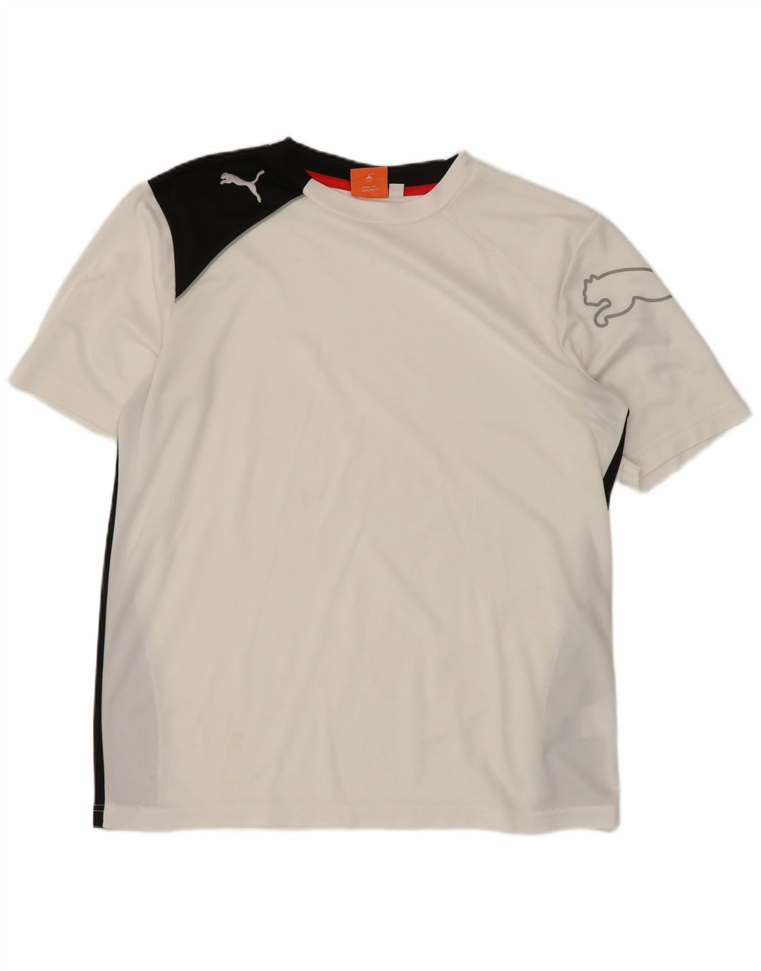 T-shirt grafica da uomo Puma Top Small White Colourblock