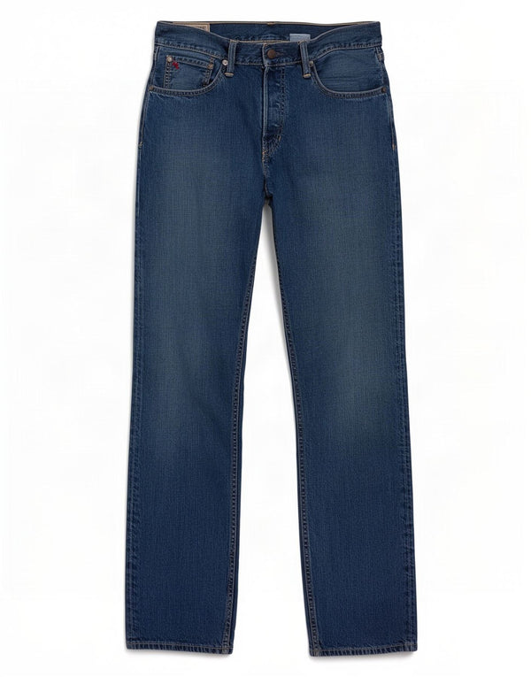 Polo Ralph Lauren Mens Straight Jeans W32 L32 Blue Cotton