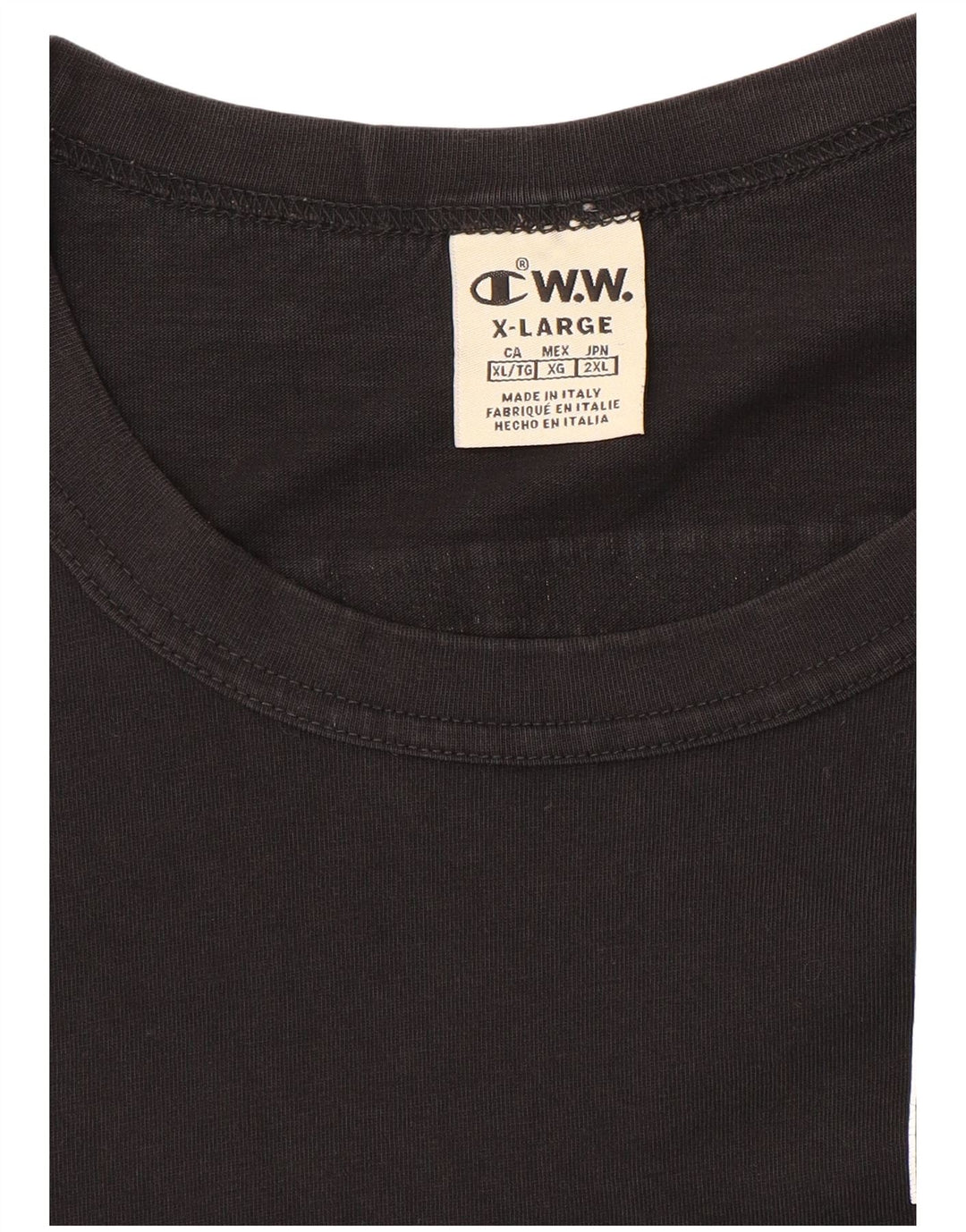 T-shirt grafica da uomo Champion Top XL Nera