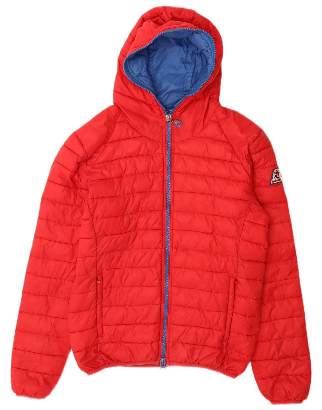 Giacca imbottita con cappuccio da donna Invicta UK 16 Large Rosso Poliammide