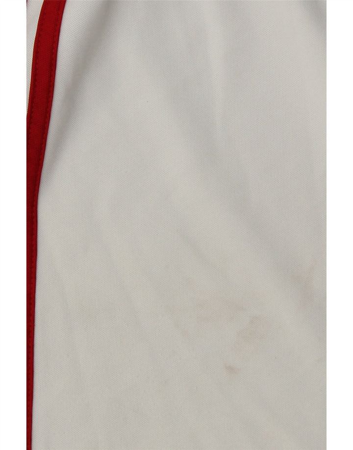 Pantaloncini sportivi Adidas Climalite da uomo XS poliestere bianco