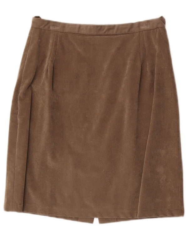 Gonna dritta vintage da donna W24 XS grigia