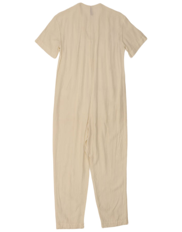 Tuta Zara Trafaluc da donna UK 10 piccola bianco sporco