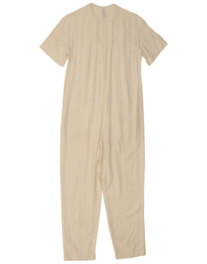 Tuta Zara Trafaluc da donna UK 10 piccola bianco sporco