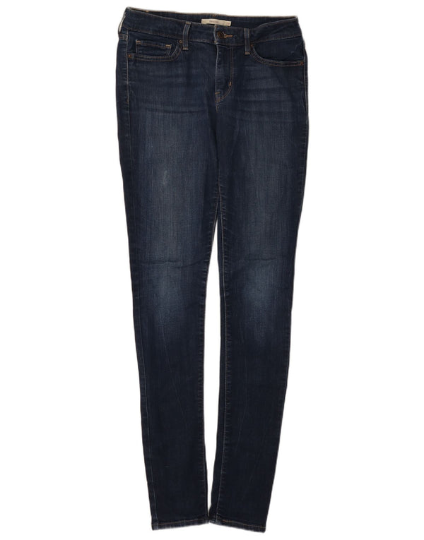 Jeans skinny Levi's da donna 711 W28 L34 cotone blu navy
