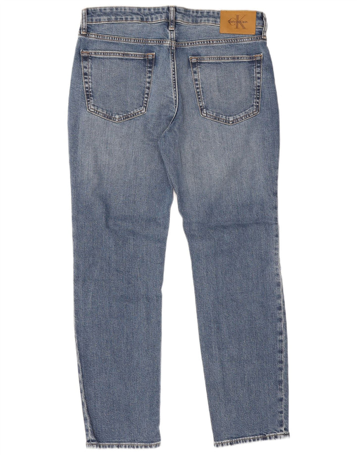 Jeans slim da uomo Calvin Klein W33 L30 Blu