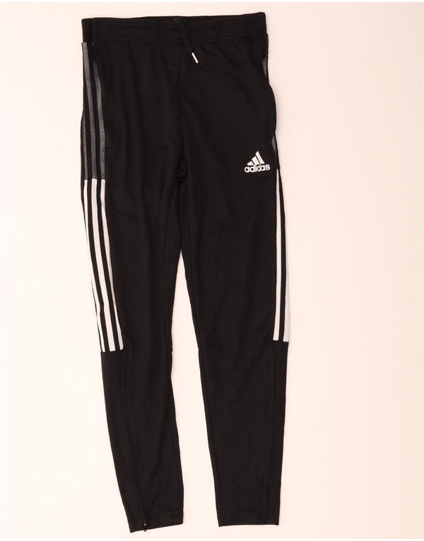 Pantaloni da tuta Adidas Aeroready da uomo piccoli in poliestere nero