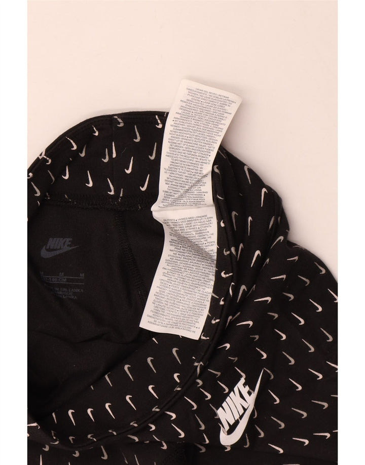 Leggings grafici Nike per ragazze 10-11 anni cotone nero medio