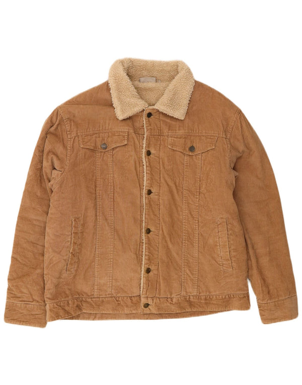 Giacca da uomo identica in velluto a coste Sherpa UK 42 XL Cotone beige