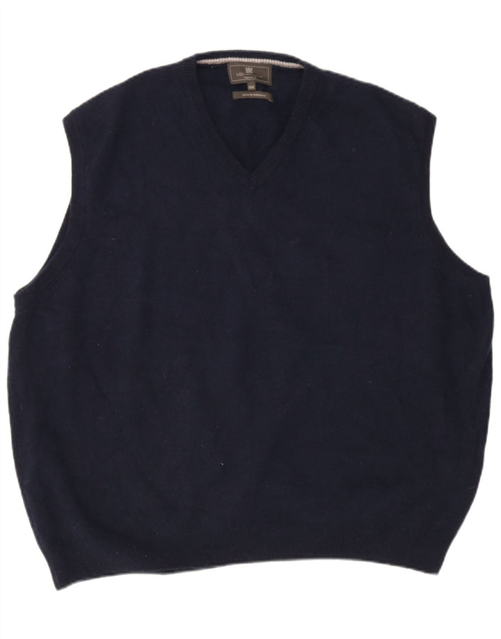 Canotta da uomo Marks & Spencer 2XL Lana blu navy
