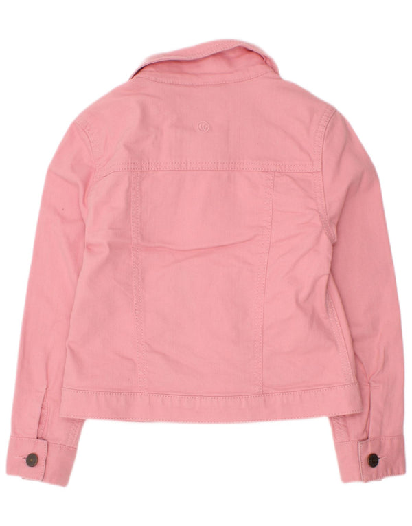 Giacca Jeans Bambina Fat Face 7-8 Anni Cotone Rosa