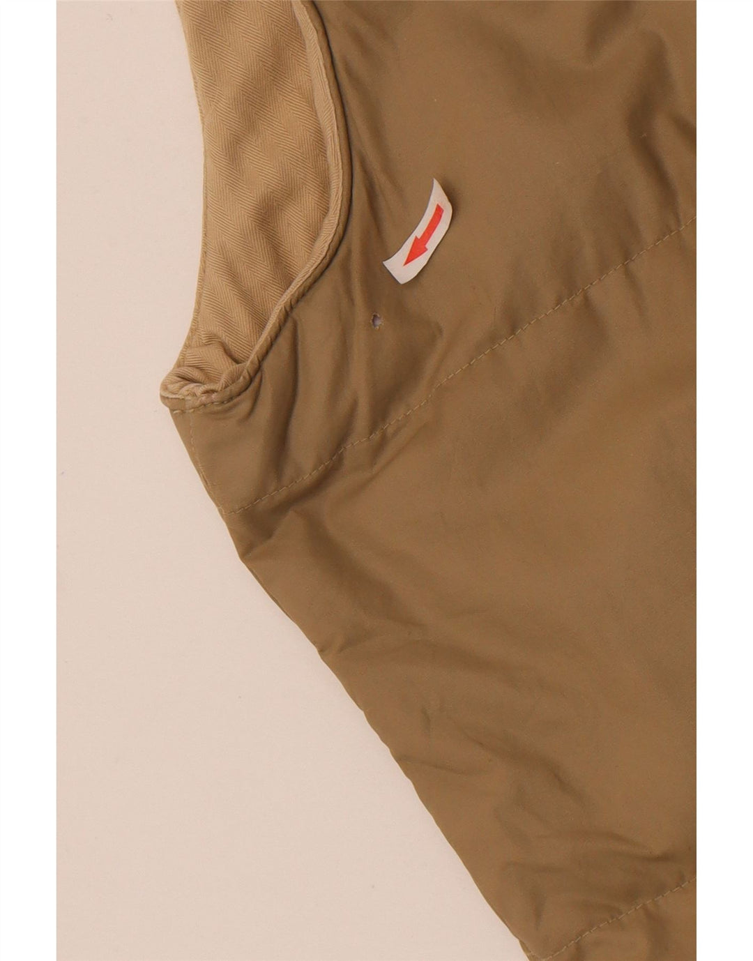 Gilet imbottito da uomo Murphy & Nye UK 36 piccolo in nylon beige