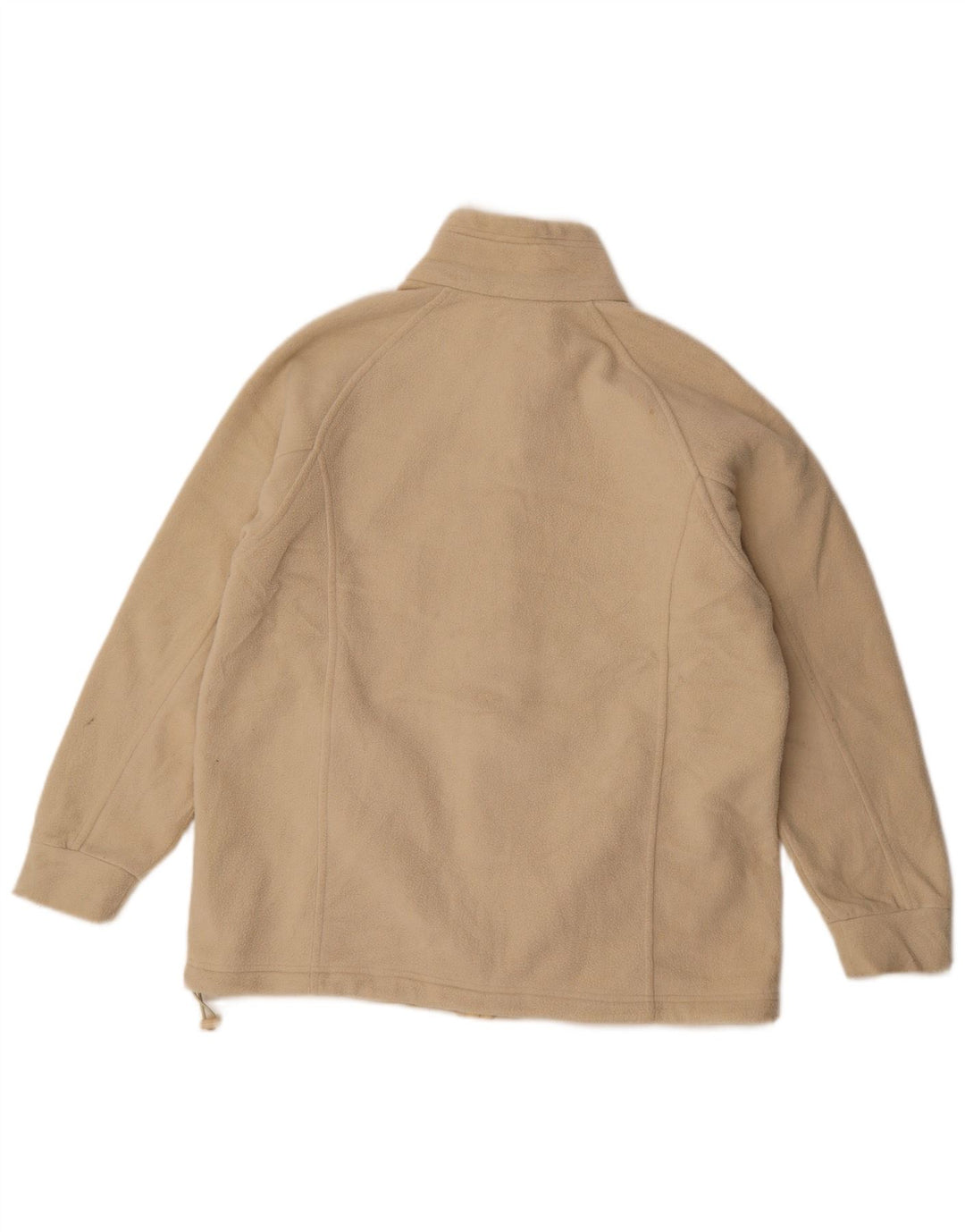 Giacca in pile da donna Marks & Spencer UK 14 Large Beige Poliestere