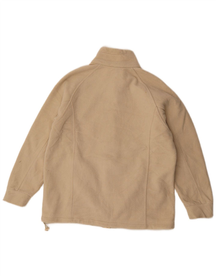 Giacca in pile da donna Marks & Spencer UK 14 Large Beige Poliestere