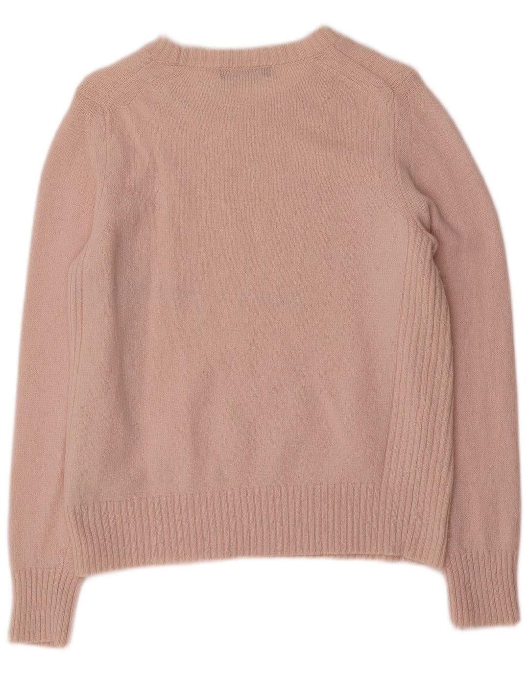 Maglione maglione con scollo a barca da donna Marks & Spencer UK 14 Lana rosa medio