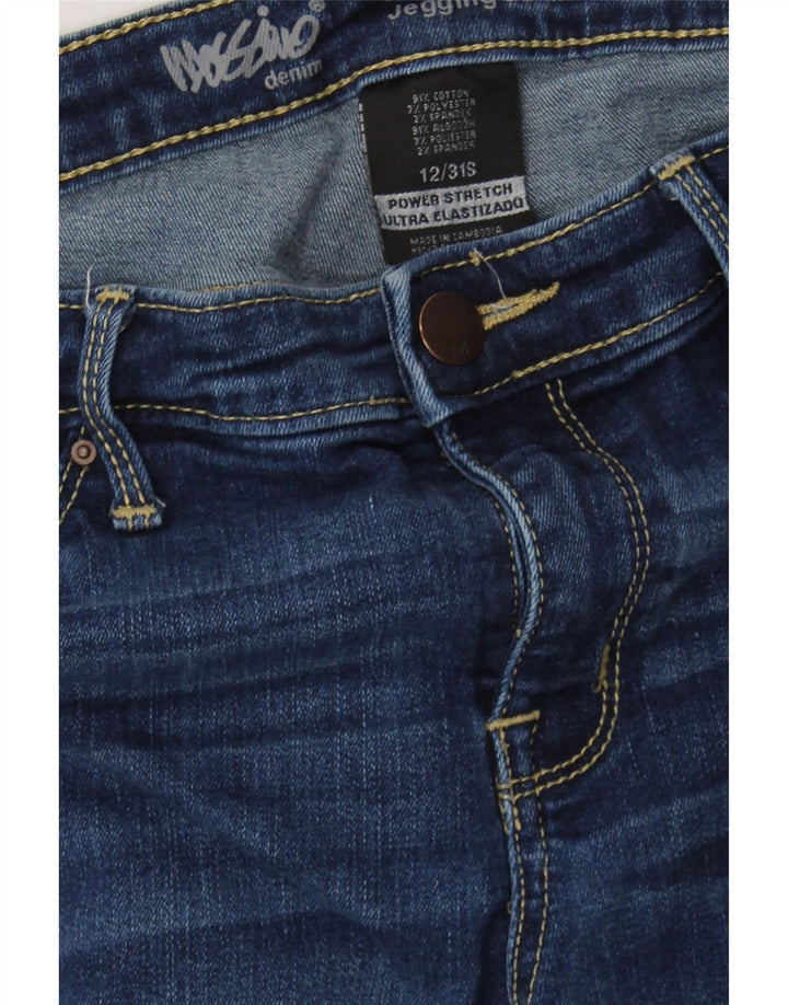 MOSSIMO Womens Mid Rise Jegging Jeans US 12 Large W32 L26 Blue Cotton Vintage Mossimo and Second-Hand Mossimo from Messina Hembry 