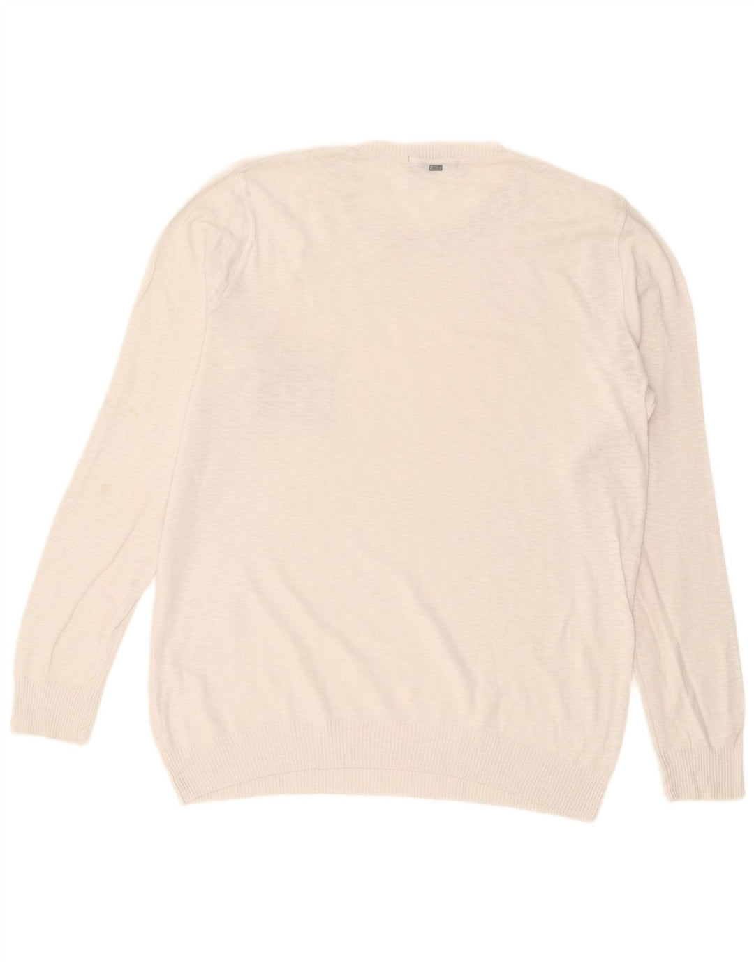 Maglione maglione girocollo da uomo Liu Jo grande bianco