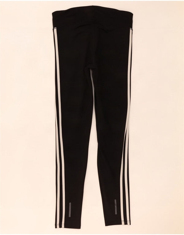 Leggings Adidas Climalite da donna UK 8/10 Piccolo poliestere nero