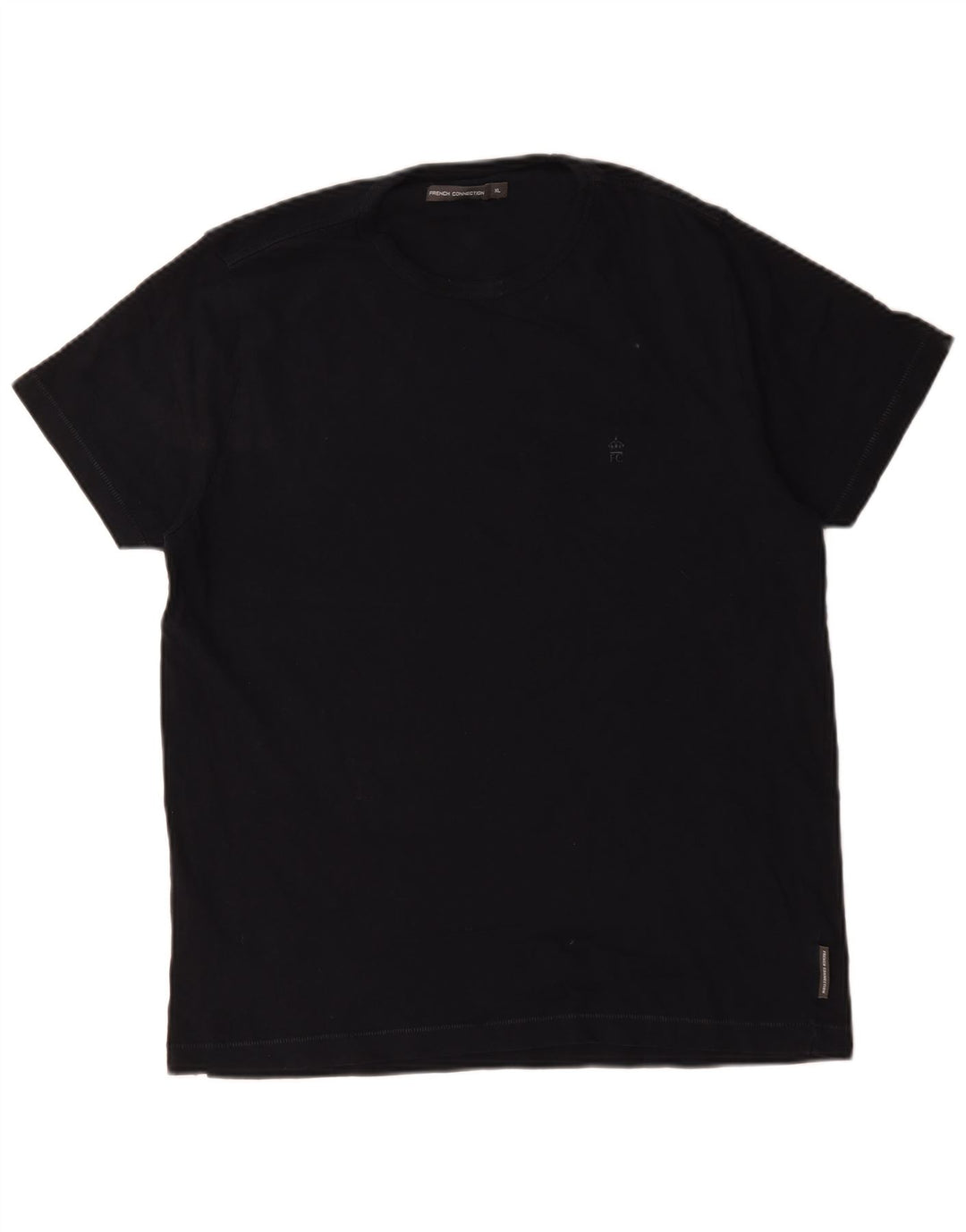 T-shirt da uomo French Connection Top XL in cotone blu navy
