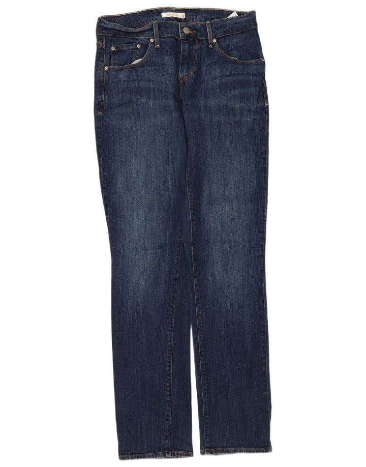 Jeans dritti Levi's 505 da donna W28 L32 cotone blu