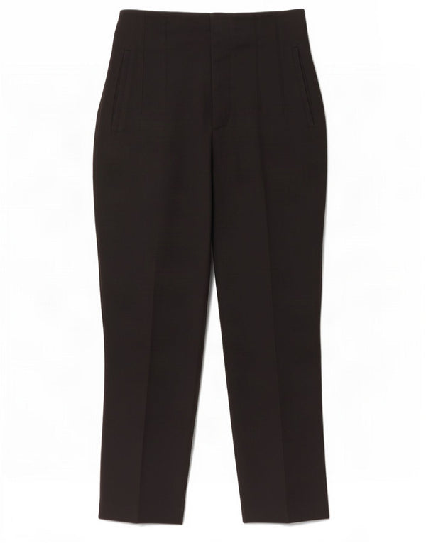 Pantaloni corti affusolati a vita alta da donna Zara medi W28 L26 neri