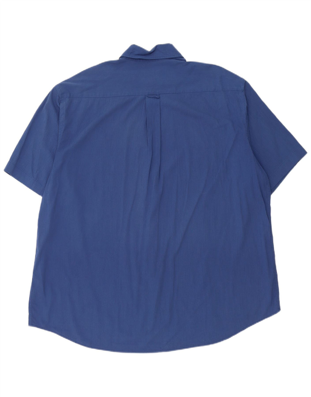 Camicia a maniche corte da uomo Hugo Boss 2XL Blu a righe in modal