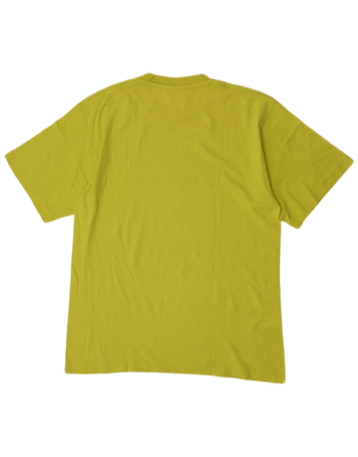 T-shirt grafica da uomo Champion Top in cotone verde medio