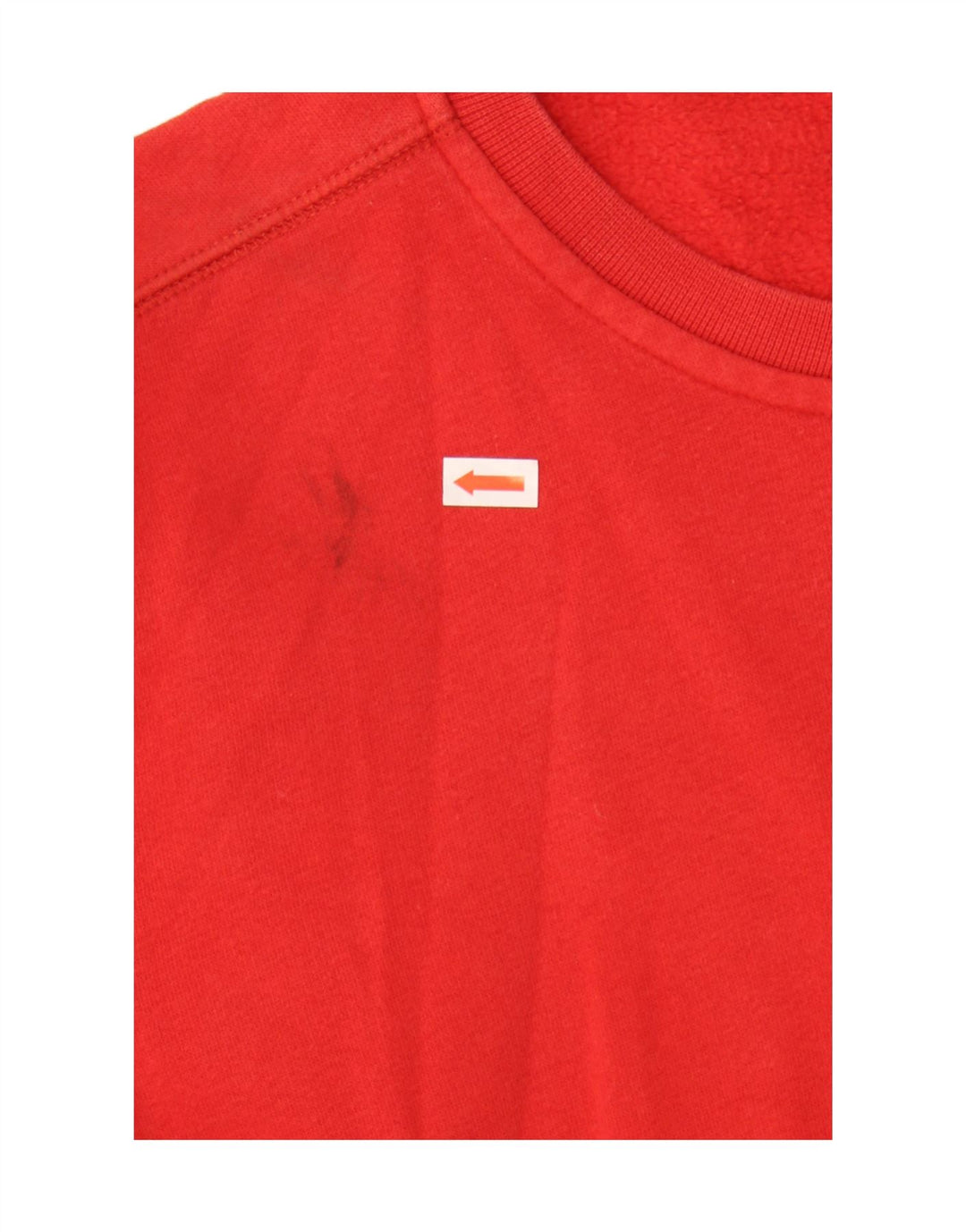NIKE Womens Sweatshirt Jumper UK 16/18 XL Red Cotton