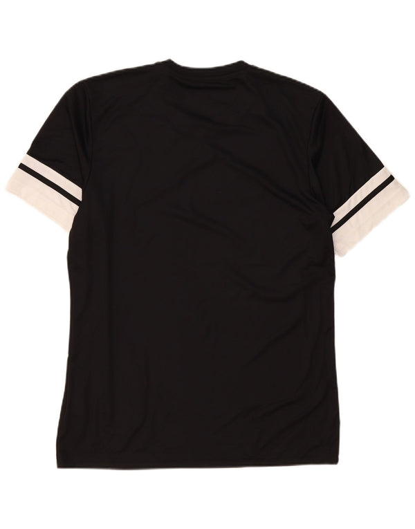 T-shirt Adidas Aeroready da uomo Top in poliestere color block medio nero