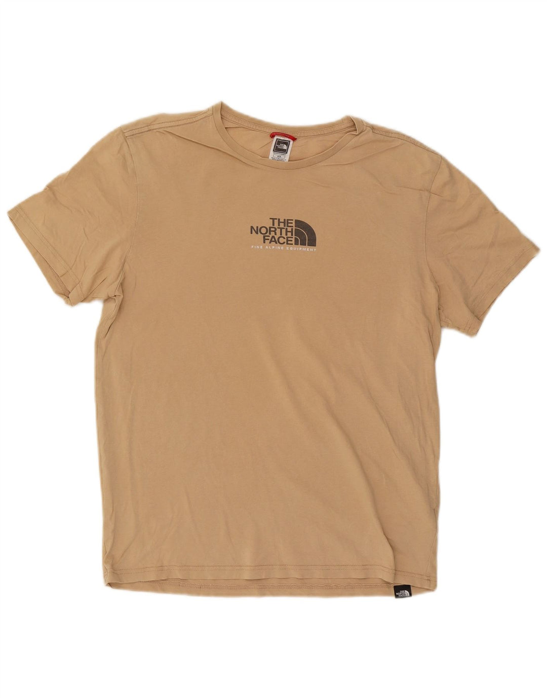 T-shirt grafica da uomo The North Face Top in cotone beige medio