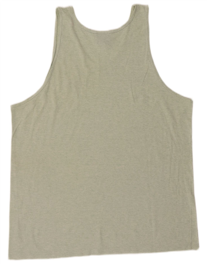 MAUI AND SONS Mens Vest Top XL Green Flecked