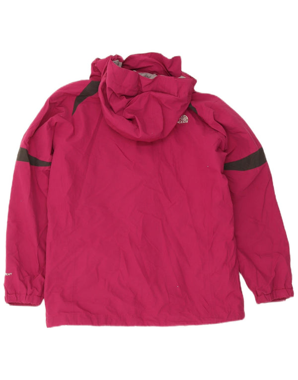 Giacca antipioggia con cappuccio per ragazze The North Face 15-16 anni XL Pink Colourblock