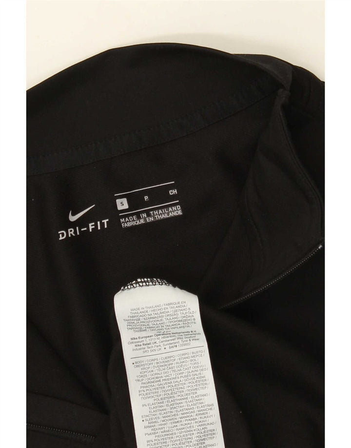 Nike Dri Fit Graphic Pullover Tuta da Uomo Top Small Nero Gessato