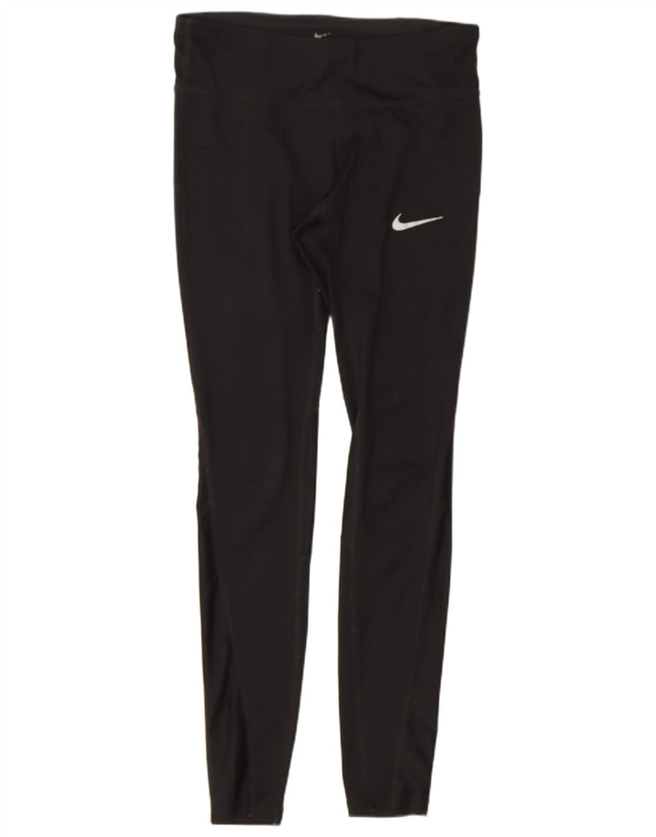 Leggings Nike Dri Fit da donna UK 8 Small Nero Poliestere